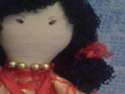 Кукла Валентинка - текстильная кукла