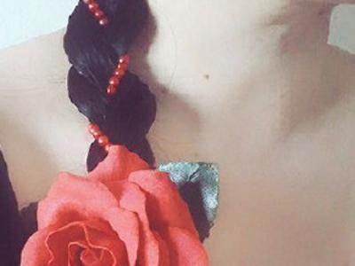 Реалистичные цветы украшения для волос