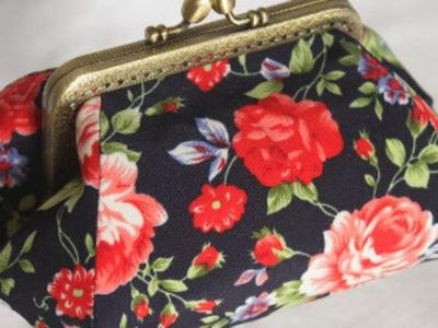 Текстильная косметичка с фермуаром