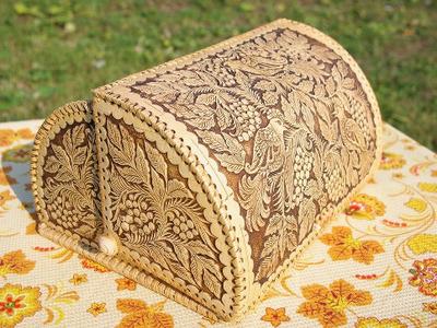 Берестяная хлебница ручной работы - handmade в Молдове