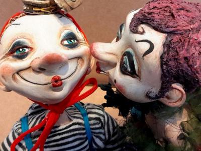 Коллекционные куклы ручной работы  Он и Она