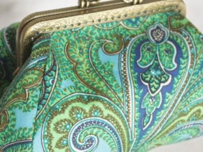 Текстильная косметичка ручной работы