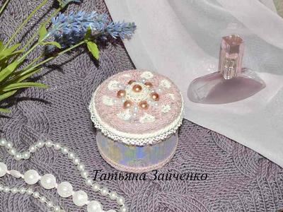 Шкатулочка ручной работы Сиреневый вечер